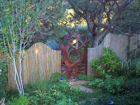 Sanctuary garden gate Sedona